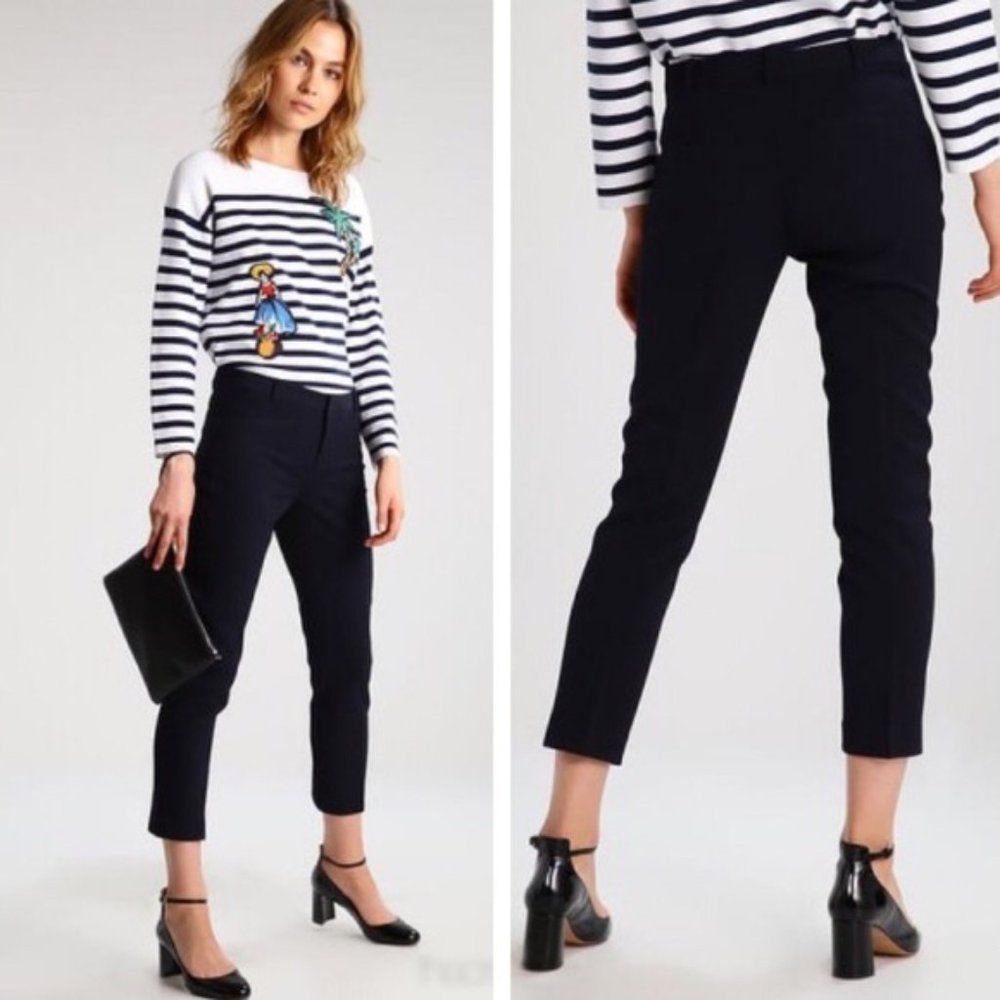 Club Monaco Ankle Trouser Pants Black 12